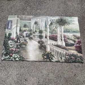 Sunday Afternoon Vintage Large Mural Tapestry Curtain Wall Hanging